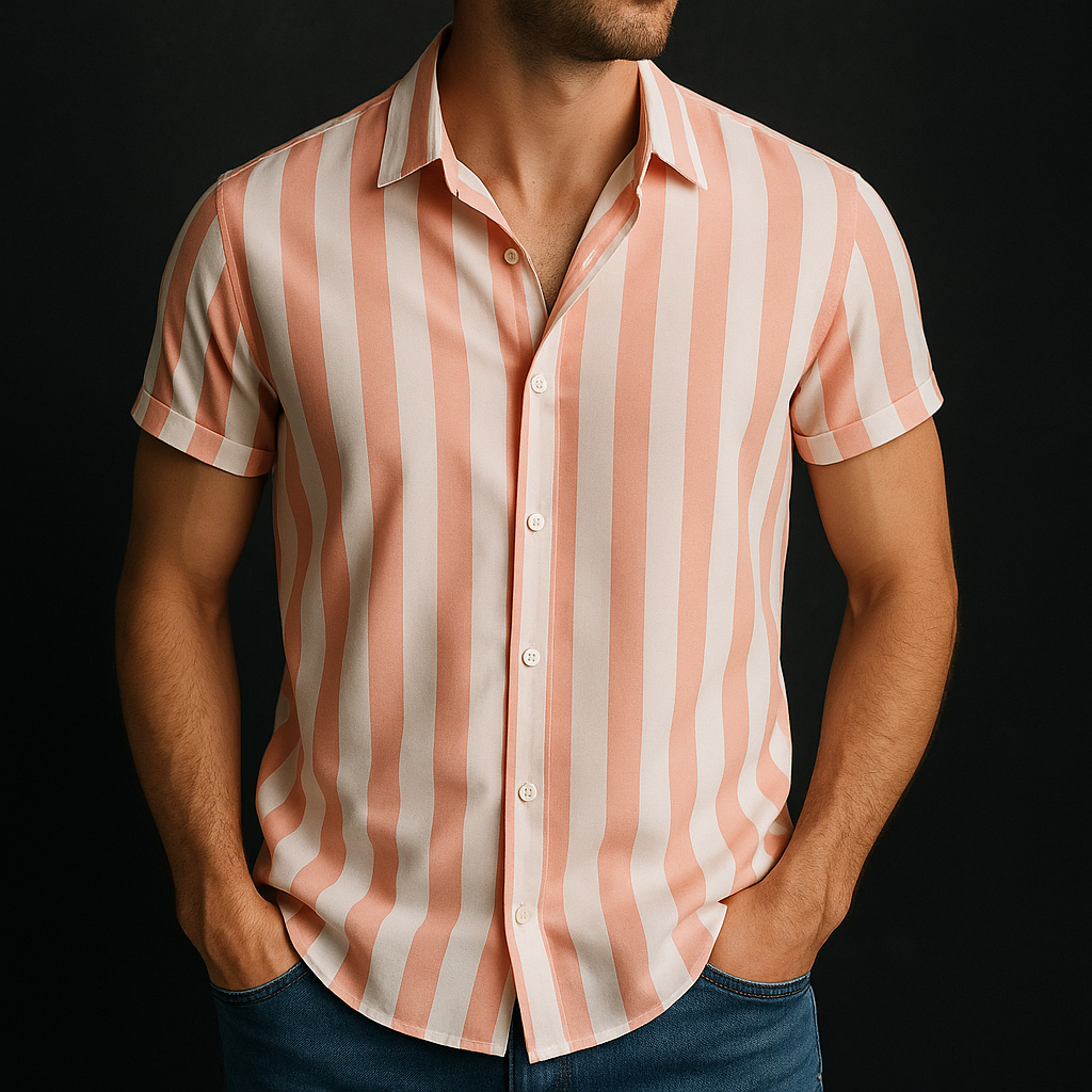 Men's Casual Short Sleeve Coastal Shirt-Omni Prime Goods