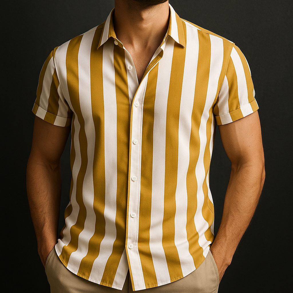Men's Casual Short Sleeve Coastal Shirt-Omni Prime Goods