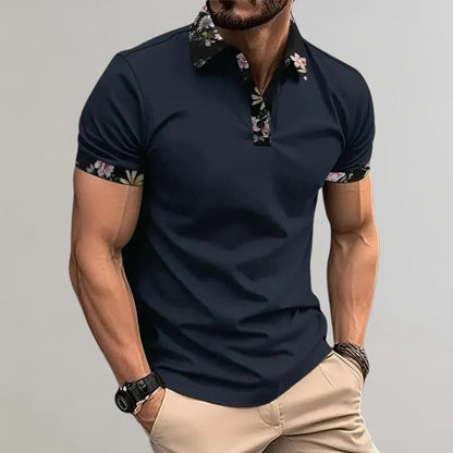 Men's Casual Short Sleeve Polo Top-Omni Prime Goods