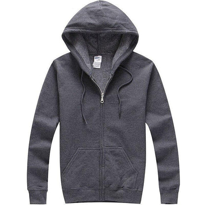 Men's Casual Zip-Up Hoodie Sweatshirt-Omni Prime Goods