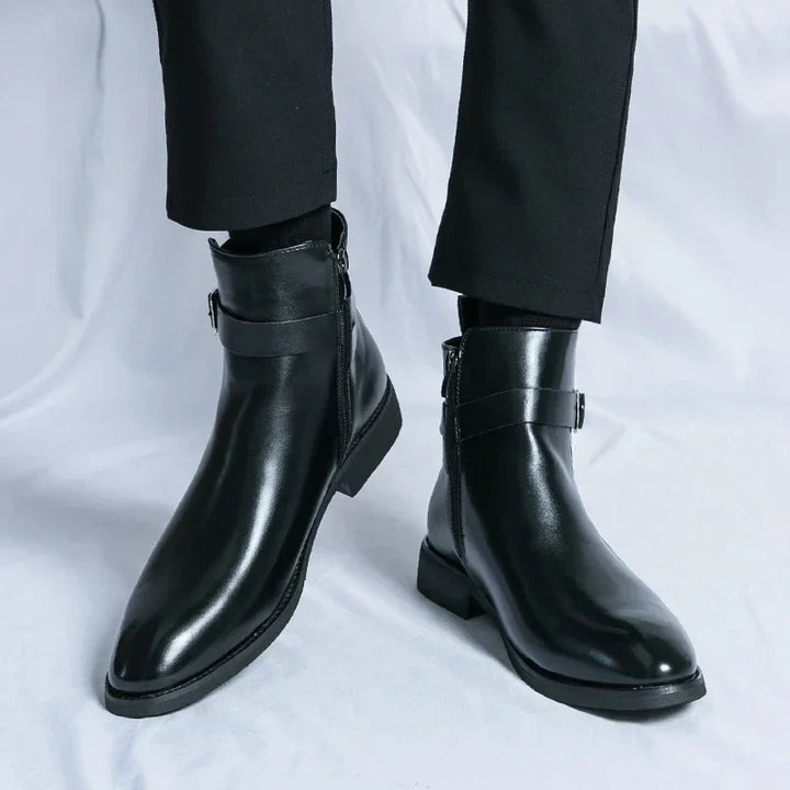 Men's Chelsea Boots | Sleek Classic Design with Side Zipper
