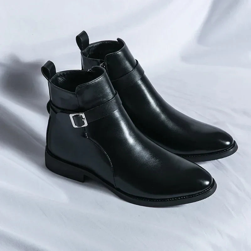 Men's Chelsea Boots | Sleek Classic Design with Side Zipper