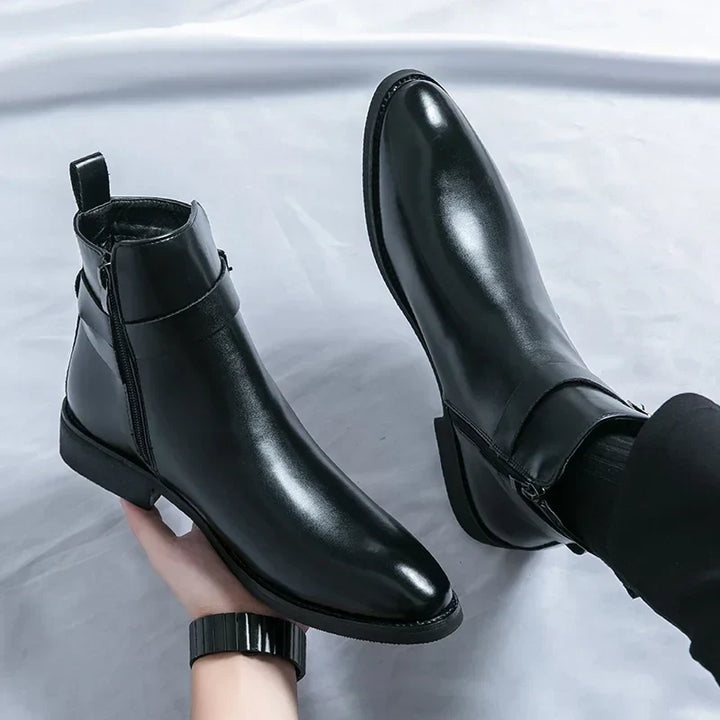 Men's Chelsea Boots | Sleek Classic Design with Side Zipper