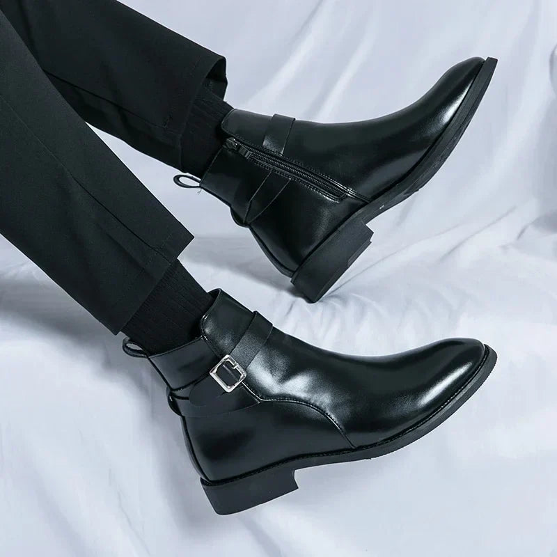 Men's Chelsea Boots | Sleek Classic Design with Side Zipper