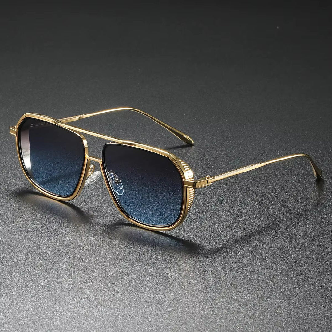 Men's Classic Pilot Sunglasses with Gradient Lenses-Omni Prime Goods