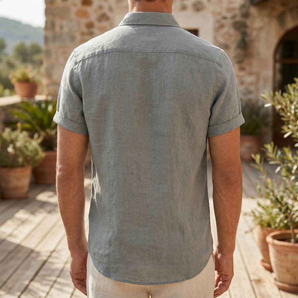 Men's Classic White Dress Shirt-Omni Prime Goods