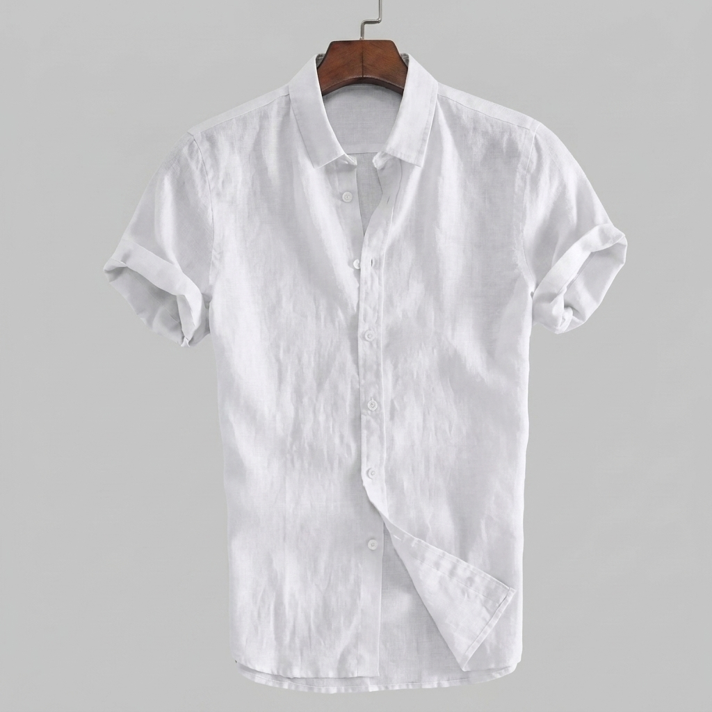 Men's Classic White Dress Shirt-Omni Prime Goods