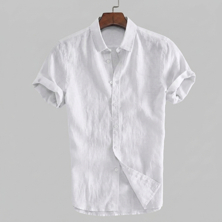 Men's Classic White Dress Shirt-Omni Prime Goods