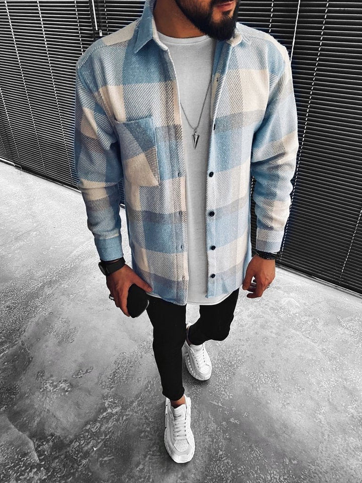 Men's Cozy Thermal Long Sleeve Shirt-Omni Prime Goods