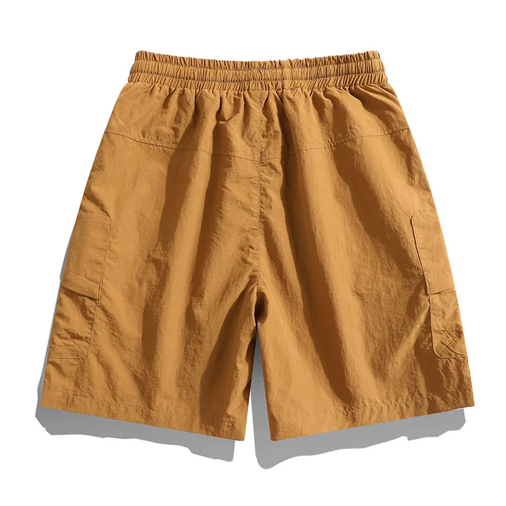 Men's Drawstring Knee Length Cargo Shorts-Omni Prime Goods