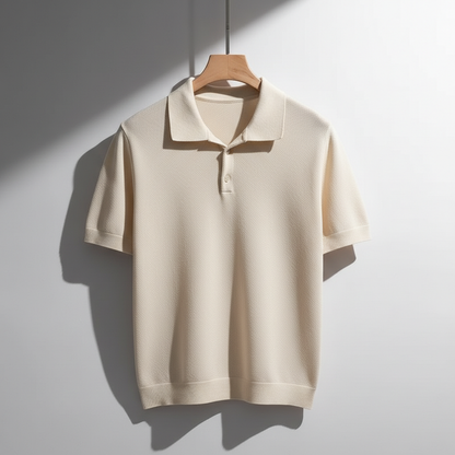 Men's Knit Polo Shirt-Omni Prime Goods