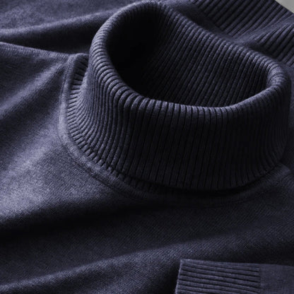 Men's Knitted Turtleneck Sweater | Classic Regular Fit-Omni Prime Goods