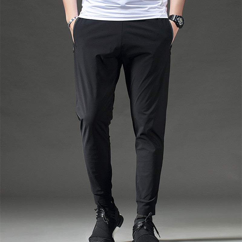 Men's Lightweight Chino Trousers - Slim Fit Business Casual Pants-Omni Prime Goods