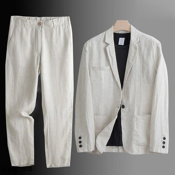 Men's Relaxed Fit Blazer Set-Omni Prime Goods