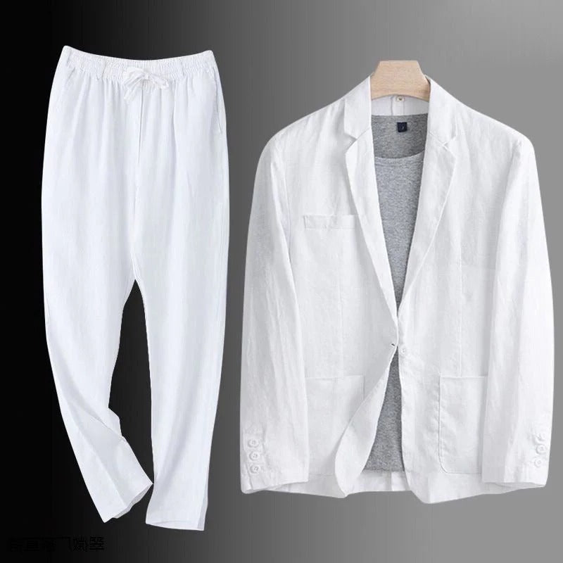 Men's Relaxed Fit Blazer Set-Omni Prime Goods