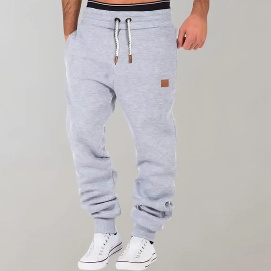 Men's Relaxed Fit Cotton Blend Jogger Pants for Everyday Wear-Omni Prime Goods