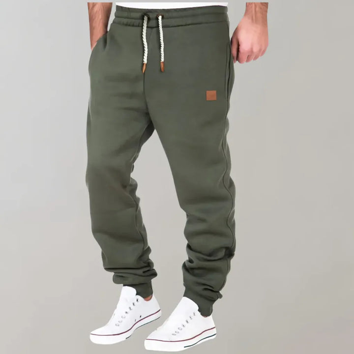 Men's Relaxed Fit Cotton Blend Jogger Pants for Everyday Wear-Omni Prime Goods