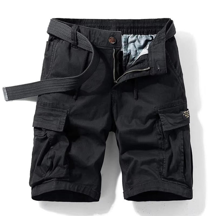 Men's Summer Multi-Pocket Cotton Cargo Shorts-Omni Prime Goods