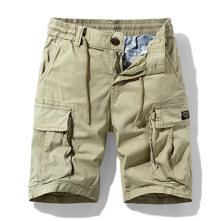 Men's Summer Multi-Pocket Cotton Cargo Shorts-Omni Prime Goods