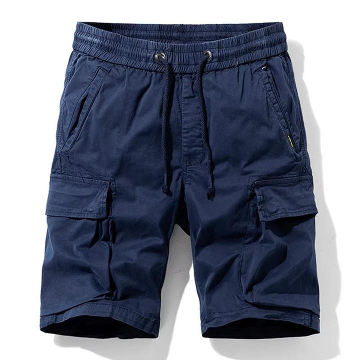 Men's Summer Multi-Pocket Cotton Cargo Shorts-Omni Prime Goods