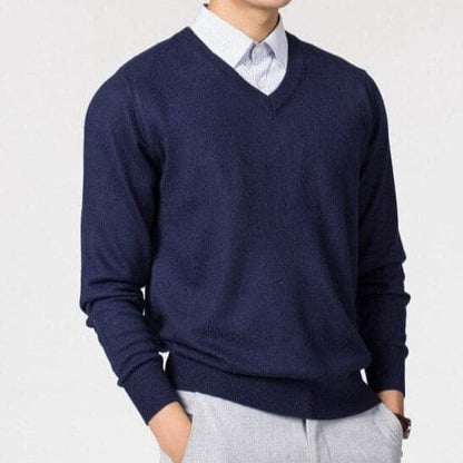 Men's V-Neck Sweater | Classic Design for Versatile Outfits-Omni Prime Goods