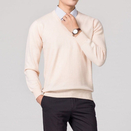 Men's V-Neck Sweater | Classic Design for Versatile Outfits-Omni Prime Goods