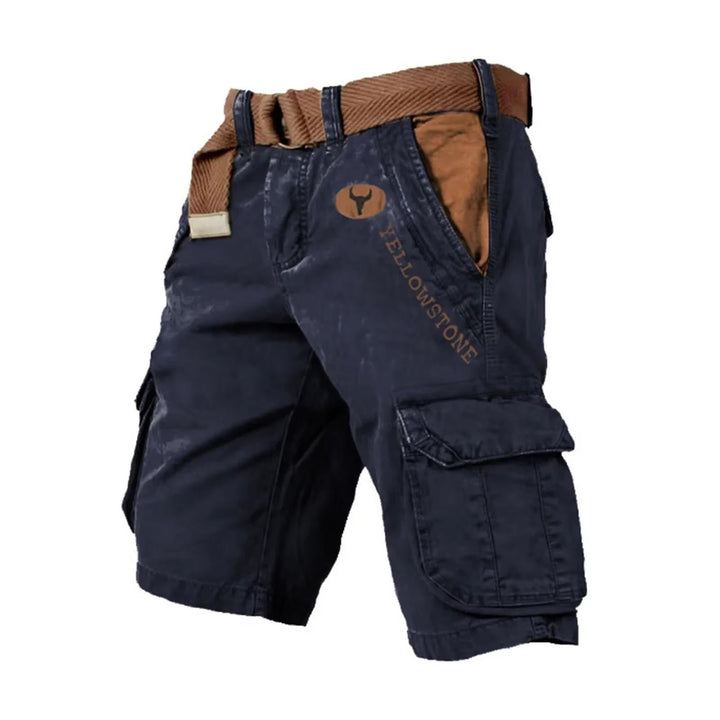 Men's Versatile Cargo Shorts with Multiple Pockets-Omni Prime Goods