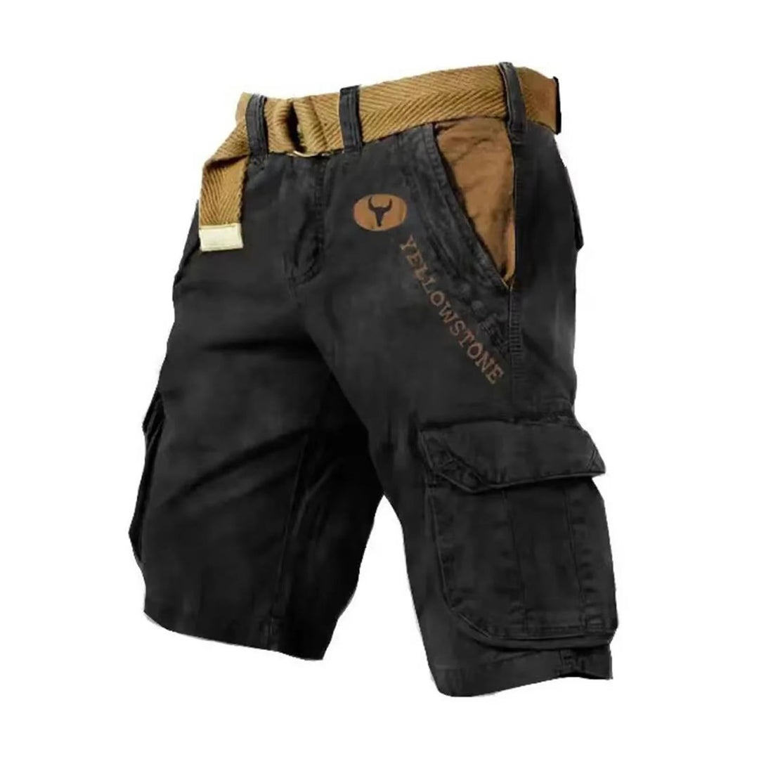 Men's Versatile Cargo Shorts with Multiple Pockets-Omni Prime Goods