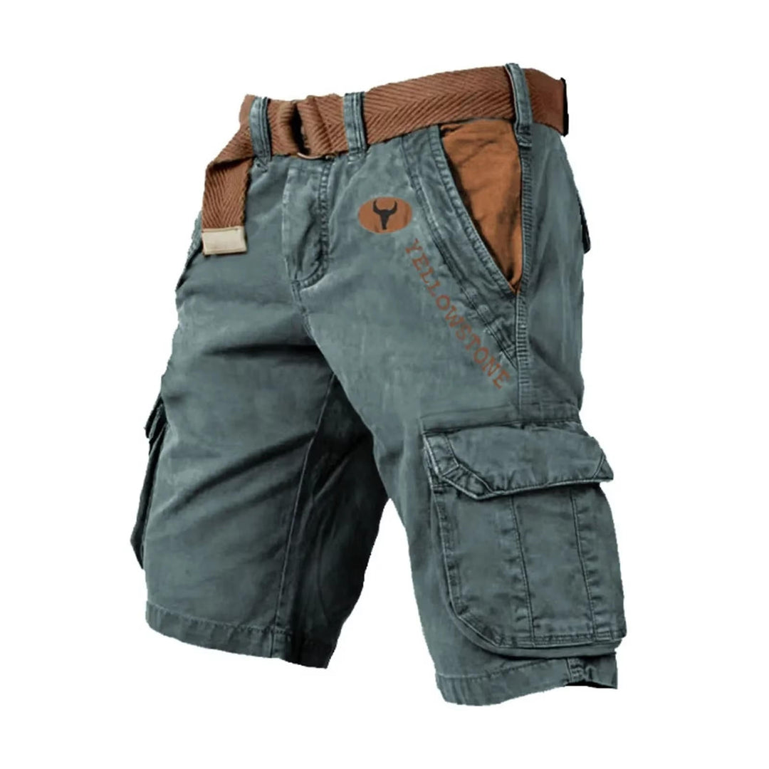 Men's Versatile Cargo Shorts with Multiple Pockets-Omni Prime Goods