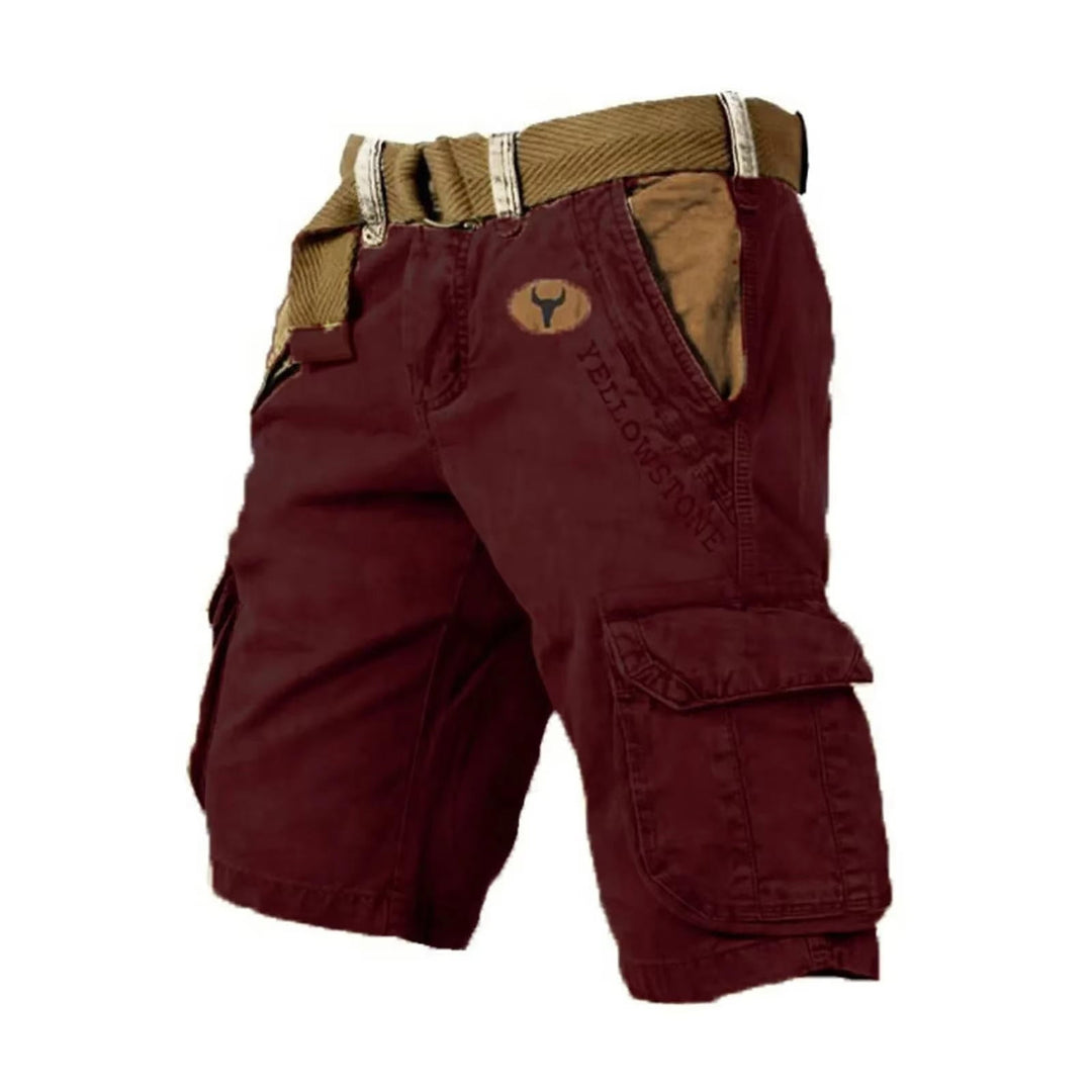 Men's Versatile Cargo Shorts with Multiple Pockets-Omni Prime Goods