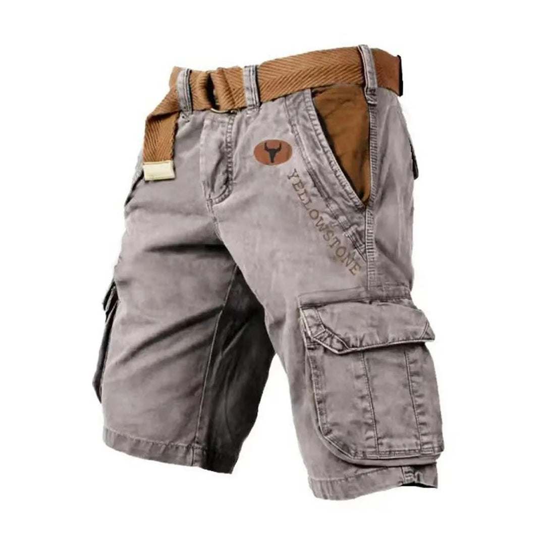 Men's Versatile Cargo Shorts with Multiple Pockets-Omni Prime Goods