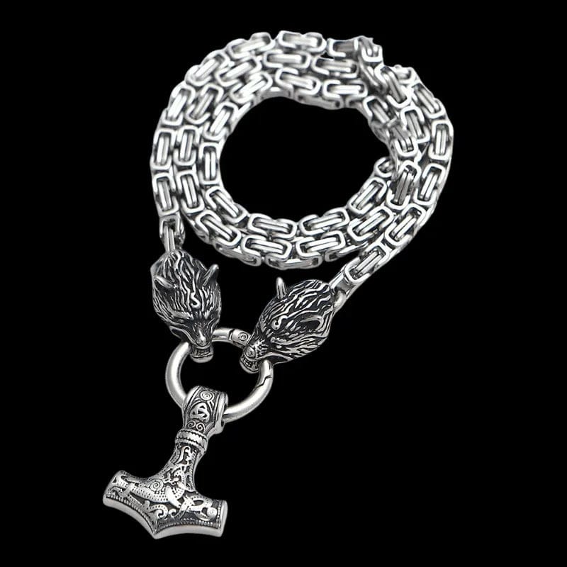 Men's Viking-Inspired Protection Necklace-Omni Prime Goods