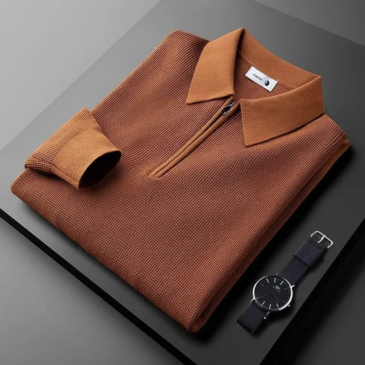 Men's Waffle Knit Casual Shirt-Omni Prime Goods