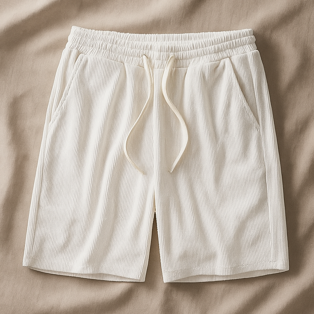 Men's Waffle Knit Casual Shorts-Omni Prime Goods