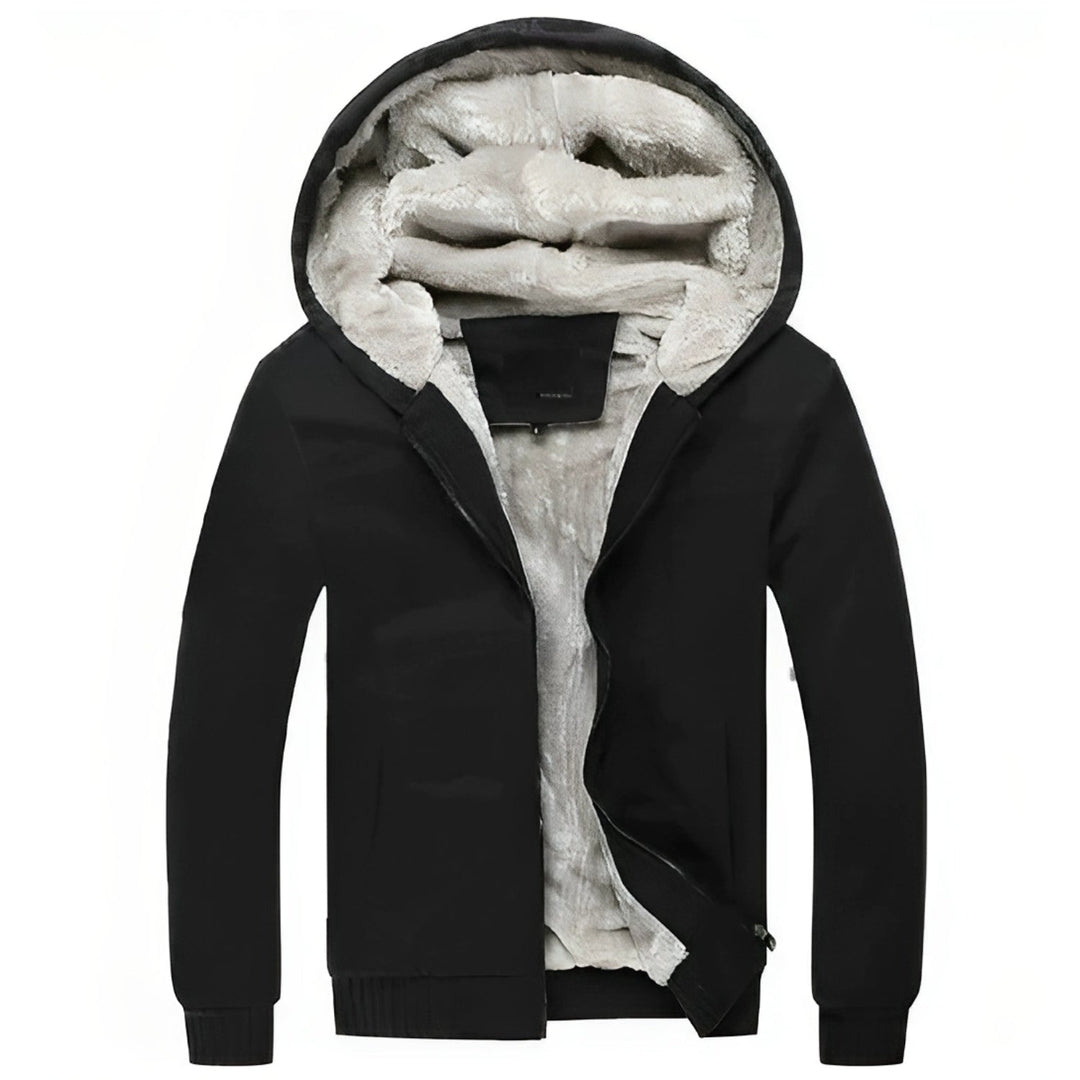 Men's Zip Up Hooded Sweatshirt and Fluffy Vest Combo-Omni Prime Goods