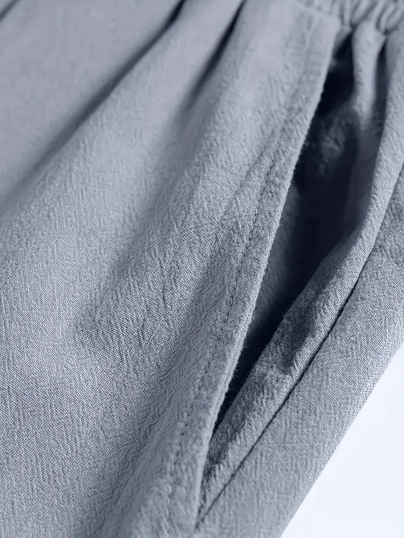 Michael | Men's Casual Summer Shorts with Drawstring and Soft Fabric-Omni Prime Goods