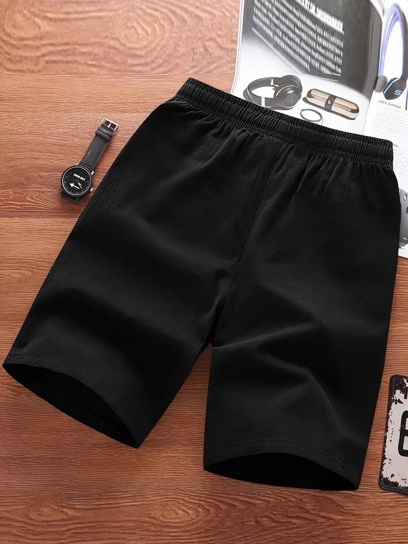 Michael | Men's Casual Summer Shorts with Drawstring and Soft Fabric-Omni Prime Goods