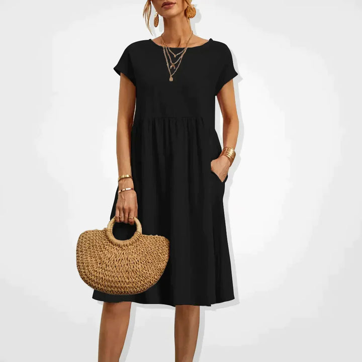 Milanie | Women's Empire-Style Summer Dress for Warm Weather