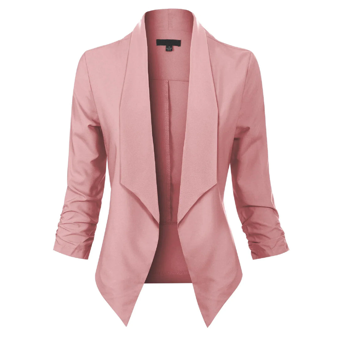 Women's Long Sleeve Open-Front Blazer