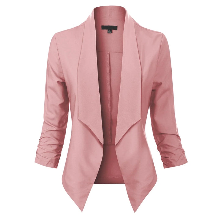 Women's Long Sleeve Open-Front Blazer