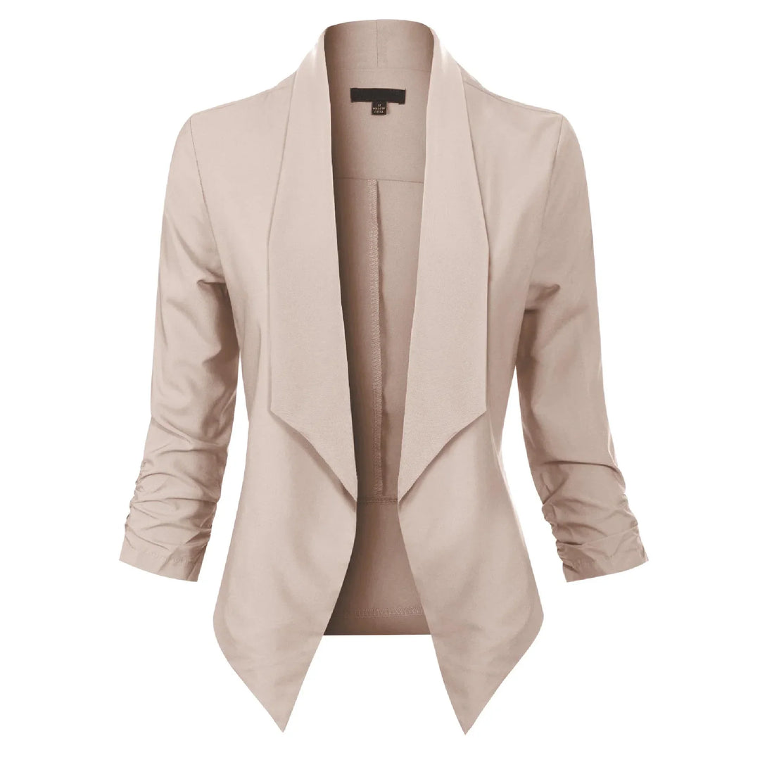 Women's Long Sleeve Open-Front Blazer