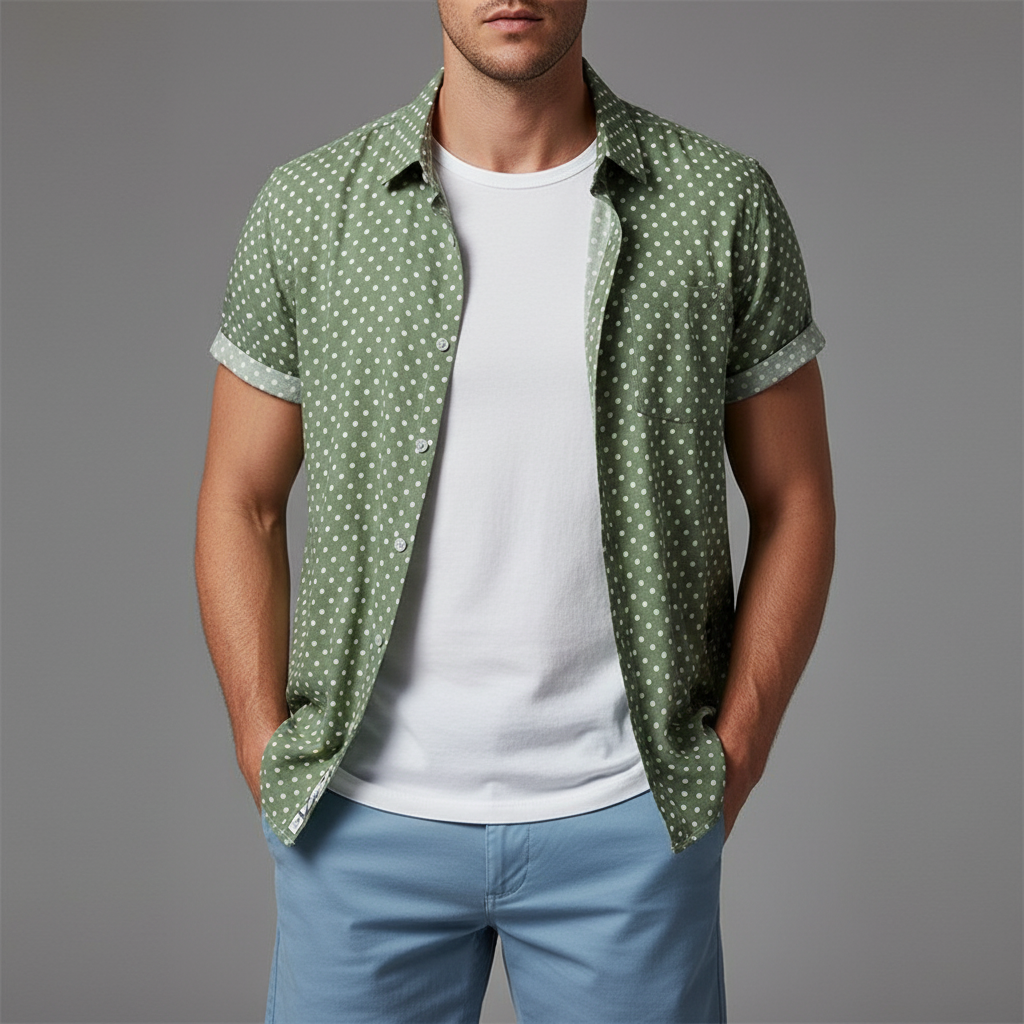 Men's Casual Short-Sleeve Shirt
