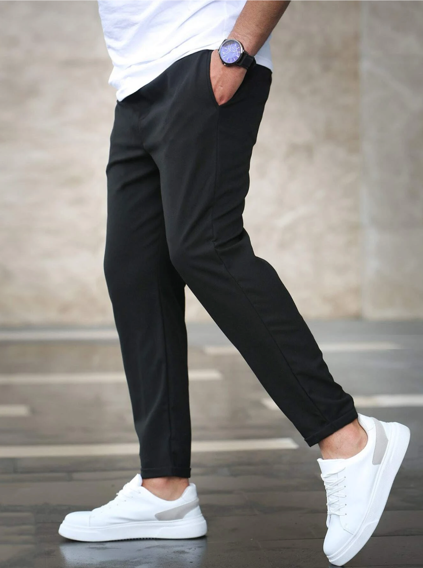 Monroe | Men’s Stylish Stretch Dress Pants-Omni Prime Goods