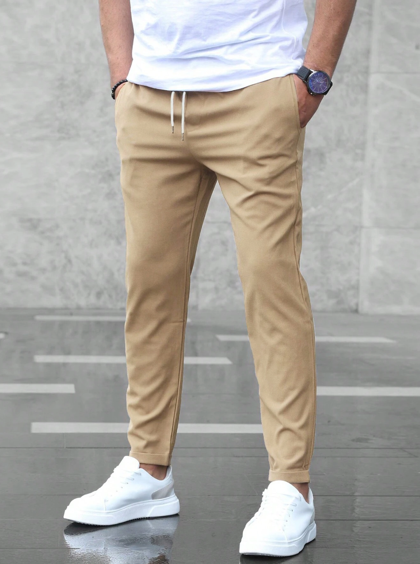 Monroe | Men’s Stylish Stretch Dress Pants-Omni Prime Goods