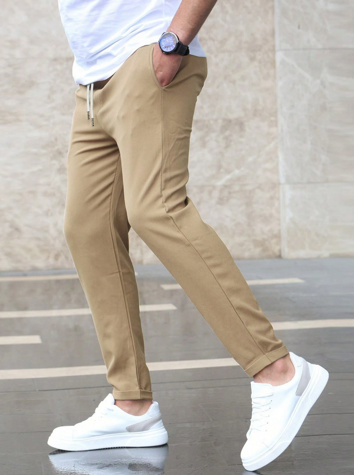 Monroe | Men’s Stylish Stretch Dress Pants-Omni Prime Goods