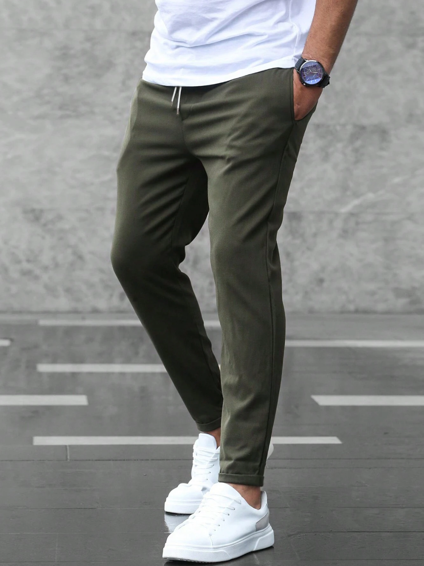 Monroe | Men’s Stylish Stretch Dress Pants-Omni Prime Goods