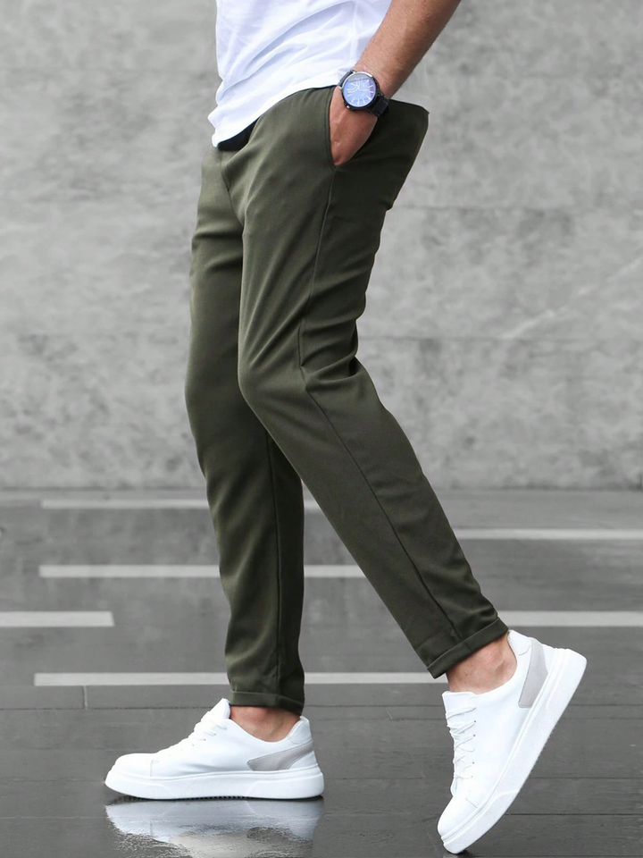 Monroe | Men’s Stylish Stretch Dress Pants-Omni Prime Goods