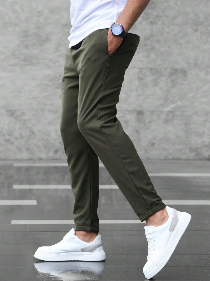 Monroe | Men’s Stylish Stretch Dress Pants-Omni Prime Goods