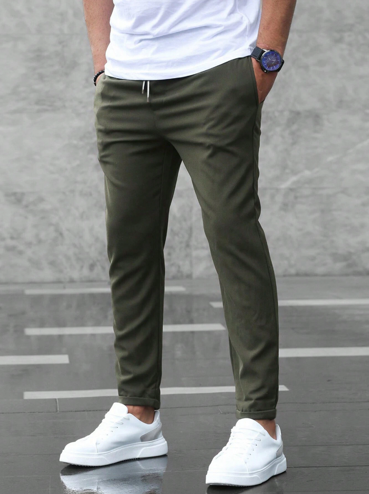 Monroe | Men’s Stylish Stretch Dress Pants-Omni Prime Goods