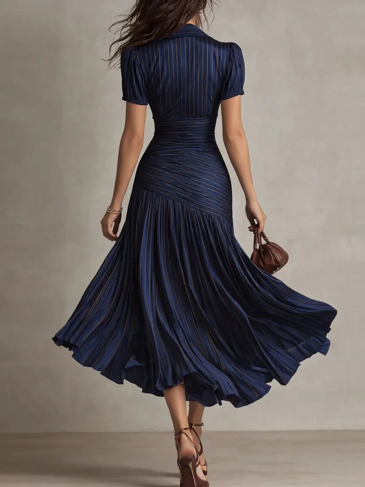Monroe | Women's Pleated Midi Dress-Omni Prime Goods